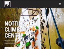 Tablet Screenshot of nottingham-climbing.co.uk